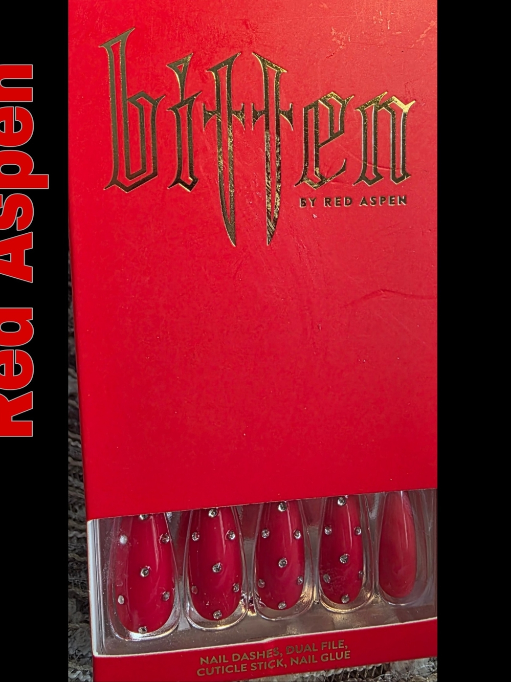 RED ASPEN Britten Red " Dripping In Diamonds " - Picture 2 of 5